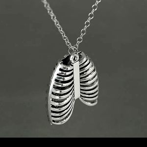 Men's Human Skeleton Vintage Pendant Necklace